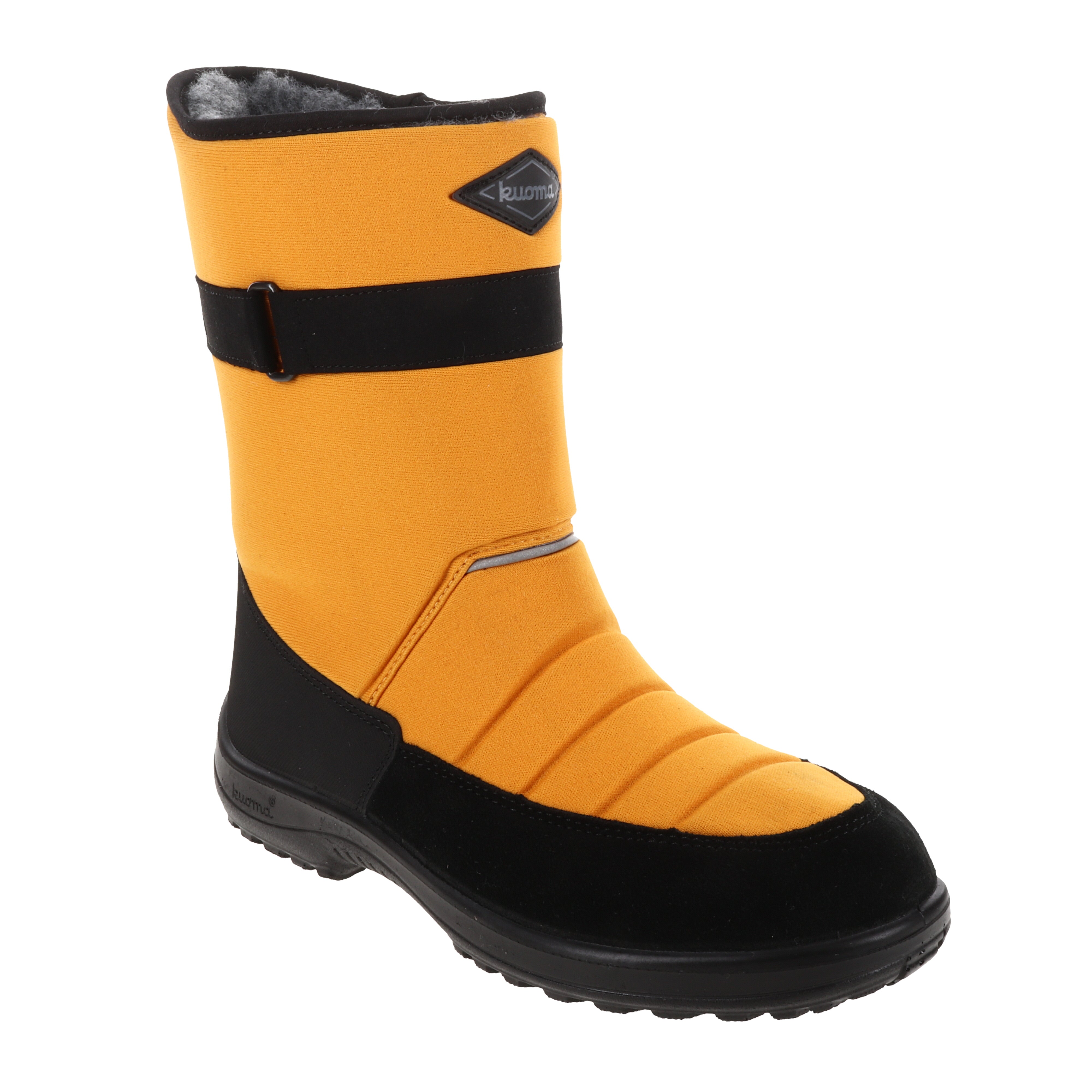 Kuoma Lumikki Ochre Women's Winter Boots - Waterproof Snow Boots for Women, Warm Fur Lined Booties for Cold Weather, Perfect for Snowy Days, Hiking, and Outdoor Activities