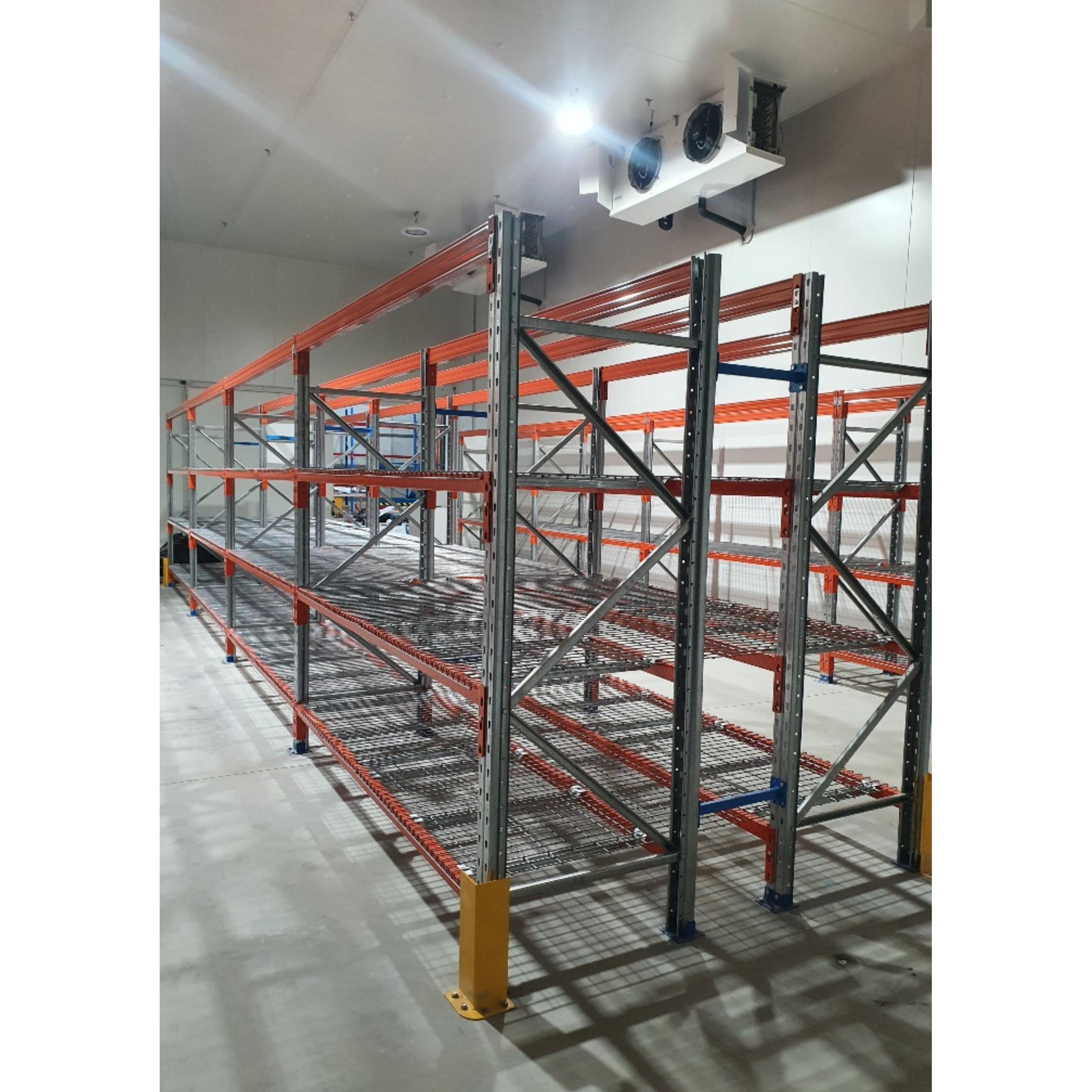 Heavy Duty Shelving Starter Bay 2438mm High with Mesh - Industrial Storage Rack for Warehouse, Garage & Home Organization