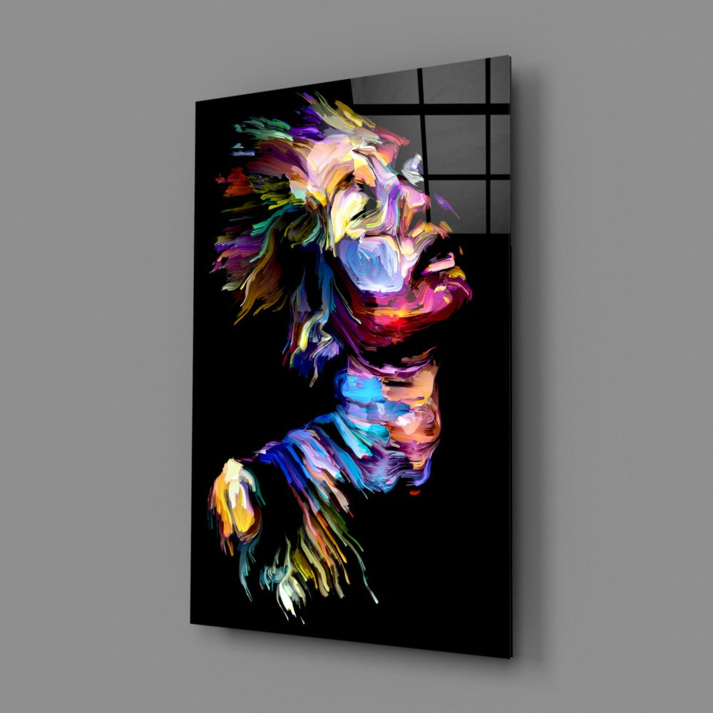 Vibrant Abstract Portrait III - Modern Wall Art for Living Room, Bedroom & Office Decor