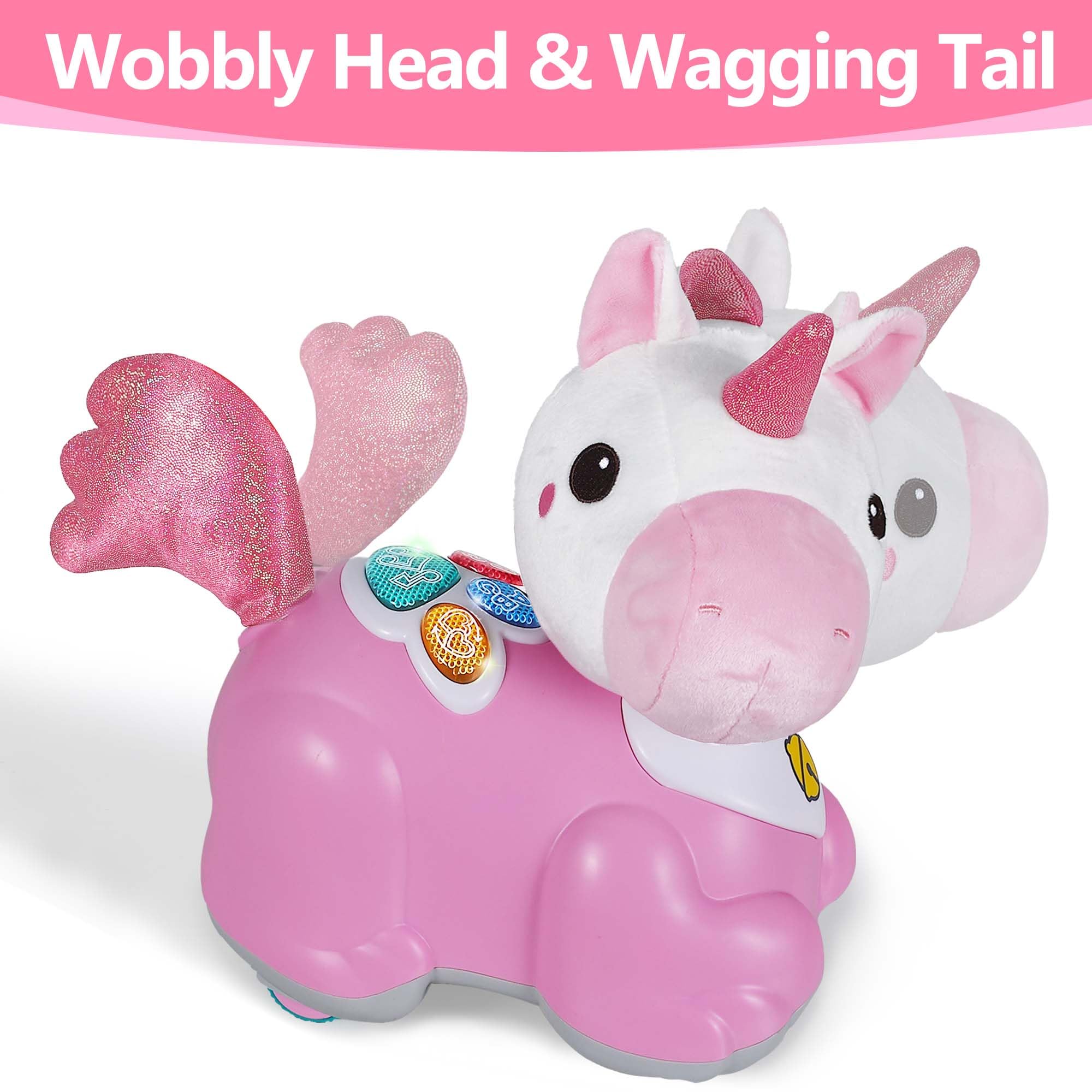 iPlay iLearn Baby Toys 6-12 Months - Musical Crawling Toys for Infants 9-12 Months, Light Up Sensory Developmental Toys for Babies 0-2 Years - Perfect for Tummy Time, First Birthday Gifts & Early Learning Playtime
