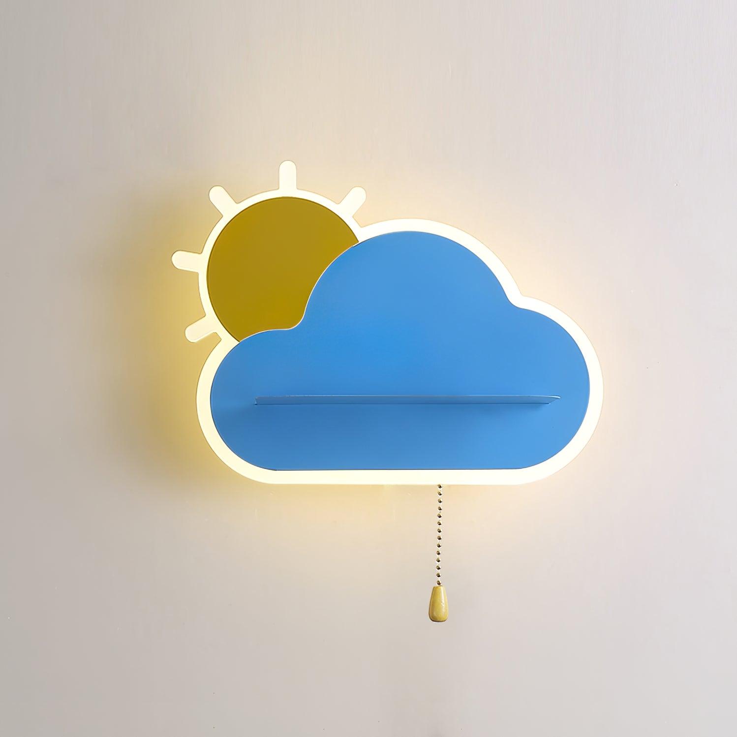 Dreamier Cloud Wall Lamp - Modern LED Night Light for Kids Room, Nursery & Bedroom - Soft Glow Wall Sconce for Relaxing Ambiance & Sleep Aid