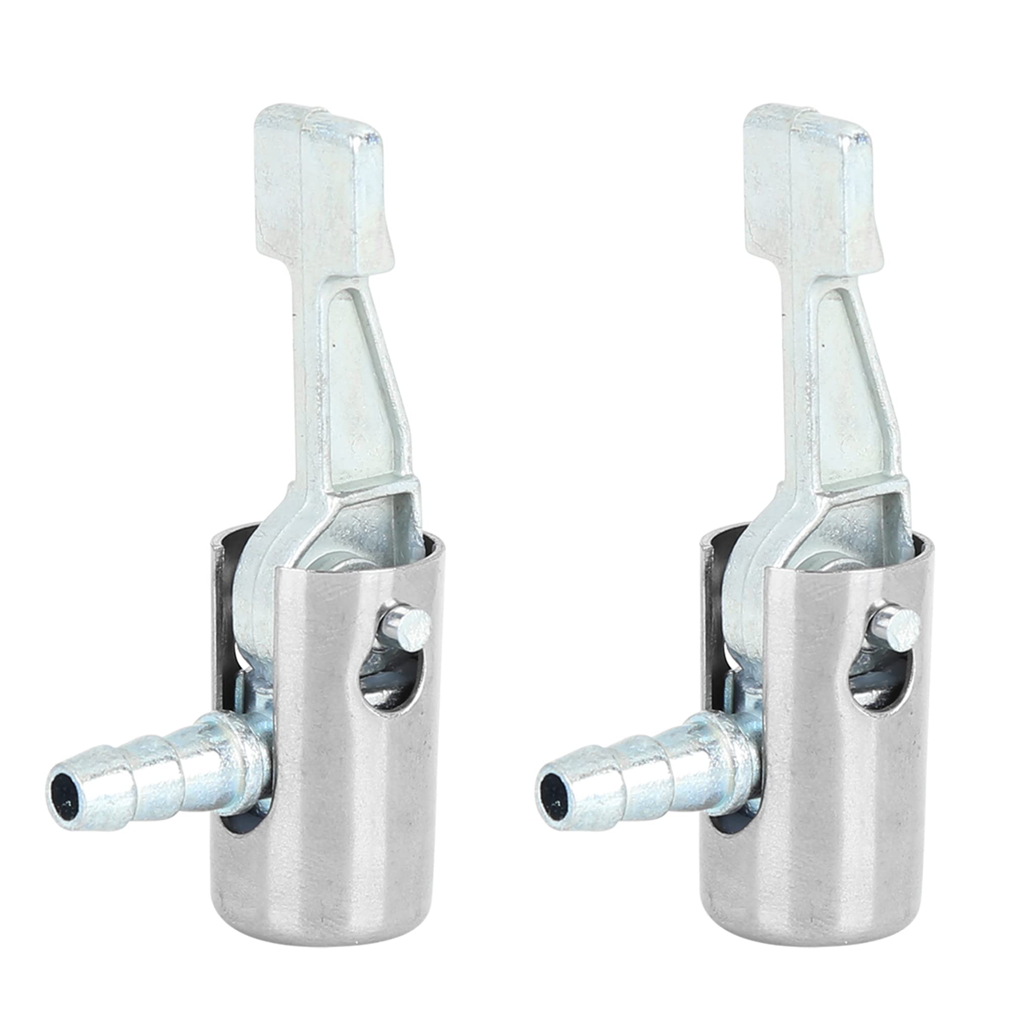 X AUTOHAUX 6mm Locking Air Chuck - Heavy Duty Air Hose Inflator Adapter for Bike, Motorcycle, Car Tires - 2 Pack - Perfect for Quick Inflation at Home, Garage, or Roadside Emergencies