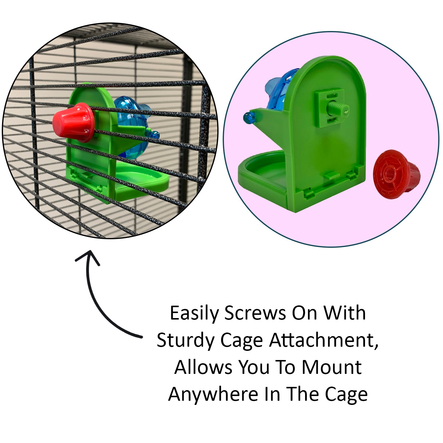 Premium Bird Cage Enhancement Set - Durable Accessories for Parrots & Small Birds | Perfect for Aviaries, Pet Homes & Outdoor Use