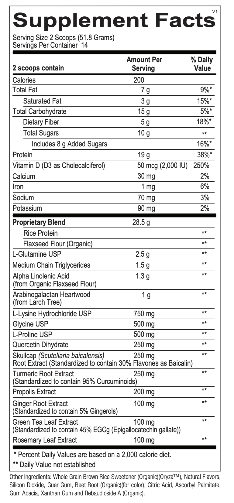 Inflammacore Van Chai Pea Protein Powder - 8.9oz | Plant-Based Vegan Protein Supplement for Muscle Recovery & Weight Management | Perfect for Smoothies, Baking & Post-Workout Nutrition