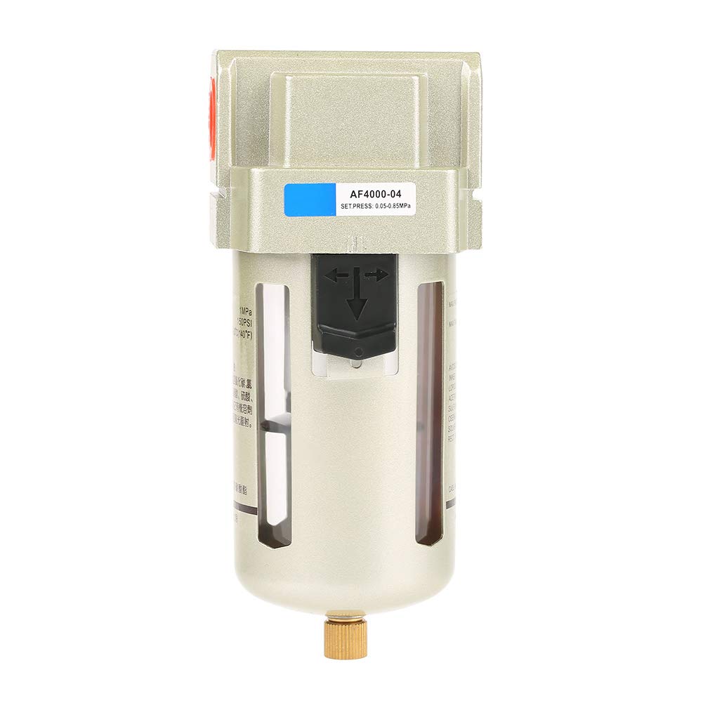 01 02 015 Moisture Air Filter - Portable & Reliable Air Compressor Water Filter for Moisture & Impurities Removal - Perfect for Workshops, Garages & DIY Projects
