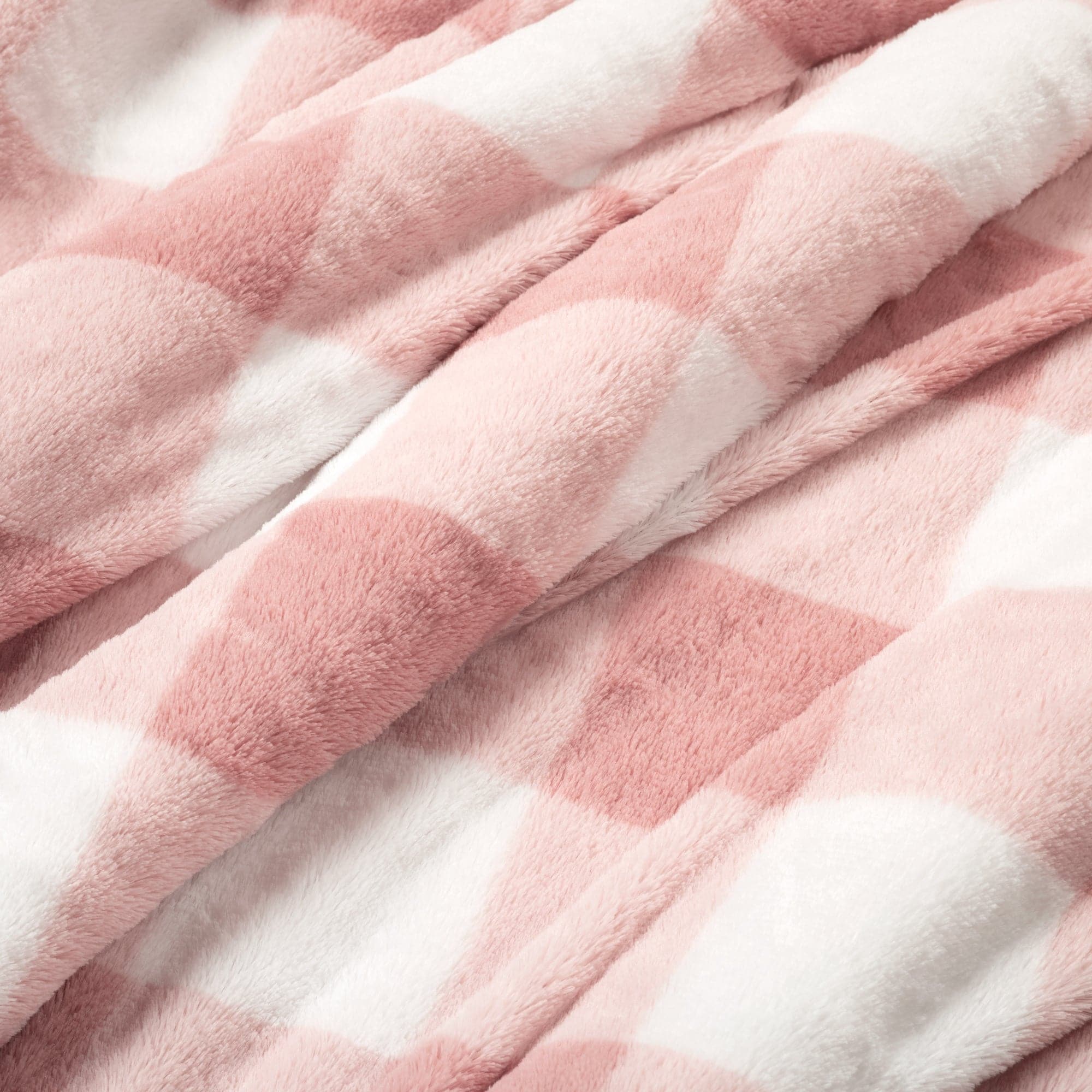 Plaid Ultra Soft Faux Fur All Season Comforter Set - Queen Size Bedding with Pillow Shams - Cozy Winter & Lightweight Summer Comforter for Bedroom, Guest Room, Dorm