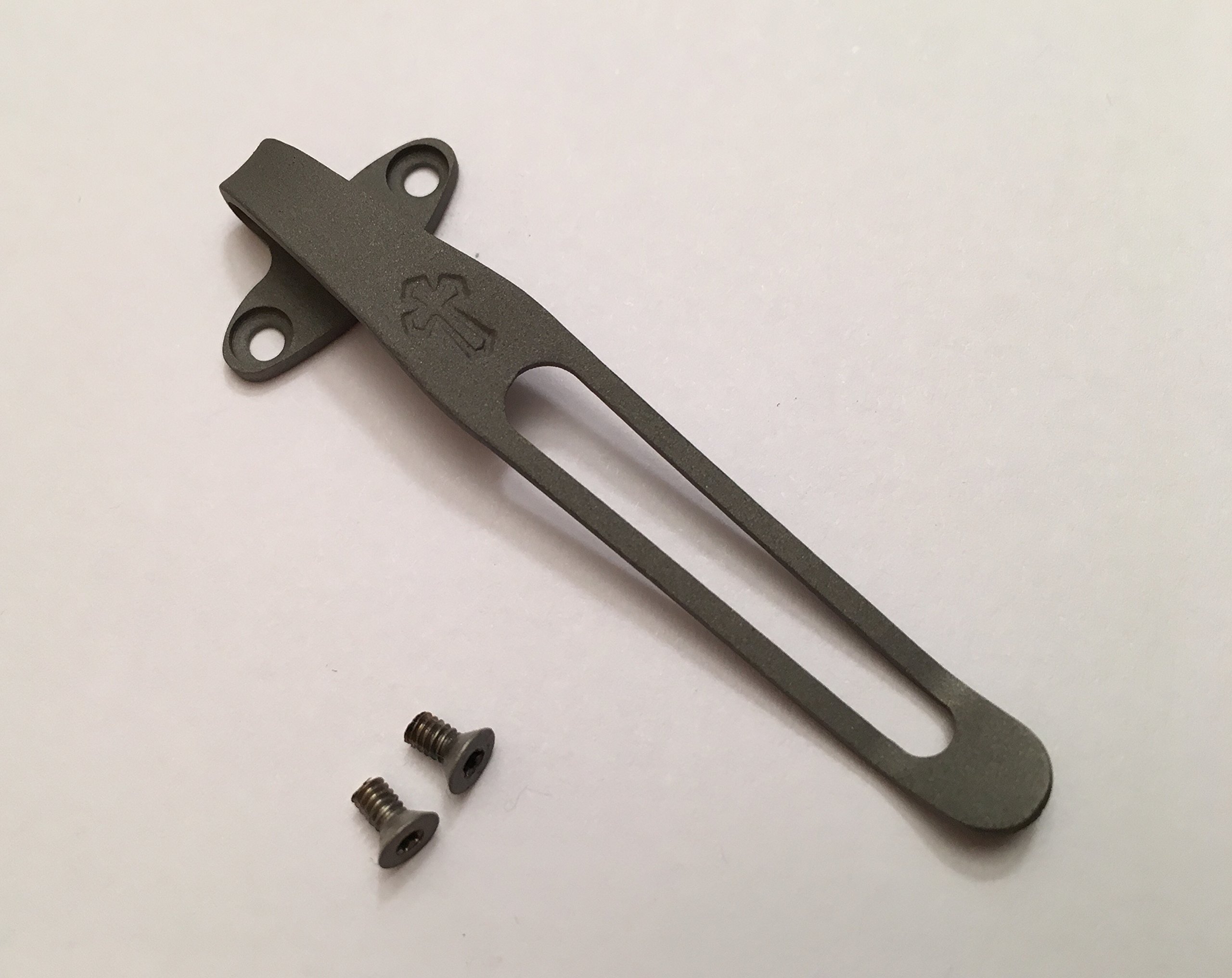 Premium Titanium Pocket Clip for Benchmade 3300 & 3350 Mini Infidel Knife - Durable, Lightweight EDC Accessory for Outdoor, Camping & Tactical Use
