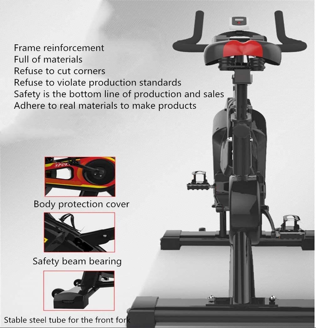 Silent Belt Drive Folding Upright Exercise Bike - Adjustable Indoor Cycling Bike for Home Fitness Training | Perfect for Small Spaces & Cardio Workouts