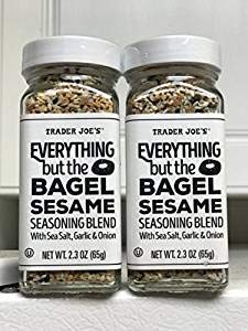 Trader Joe's Everything but The Bagel Sesame Seasoning Blend - 2 Pack (4 oz Total) | Perfect for Avocado Toast, Bagels & Home Cooking | Gluten-Free Gourmet Seasoning