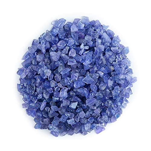 50 Carats Natural Raw Blue Tanzanite Crystals - Rough Gemstones for Jewelry Making, Wire Wrapping & Chakra Healing | Loose Wholesale Lot for DIY Jewelry Supplies | Perfect for Meditation, Energy Work & Handmade Jewelry Creations
