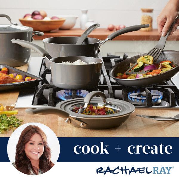 Cook & Create 3 Quart Nonstick Saucier Pan with Lid - Perfect for Sauces, Stews & Melting Cheese - Ideal for Home Chefs & Professional Kitchens