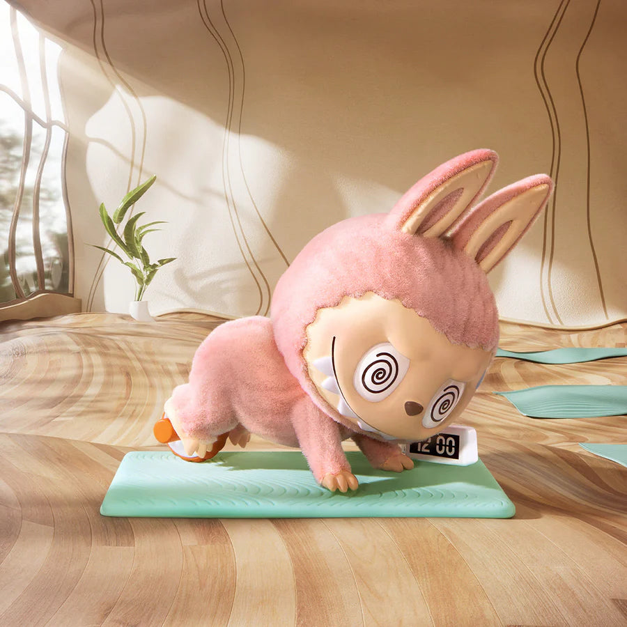 POP MART The Monsters Lazy Yoga Series Blind Box - Cute Collectible Vinyl Figures for Home Decor, Office Display & Gift Giving