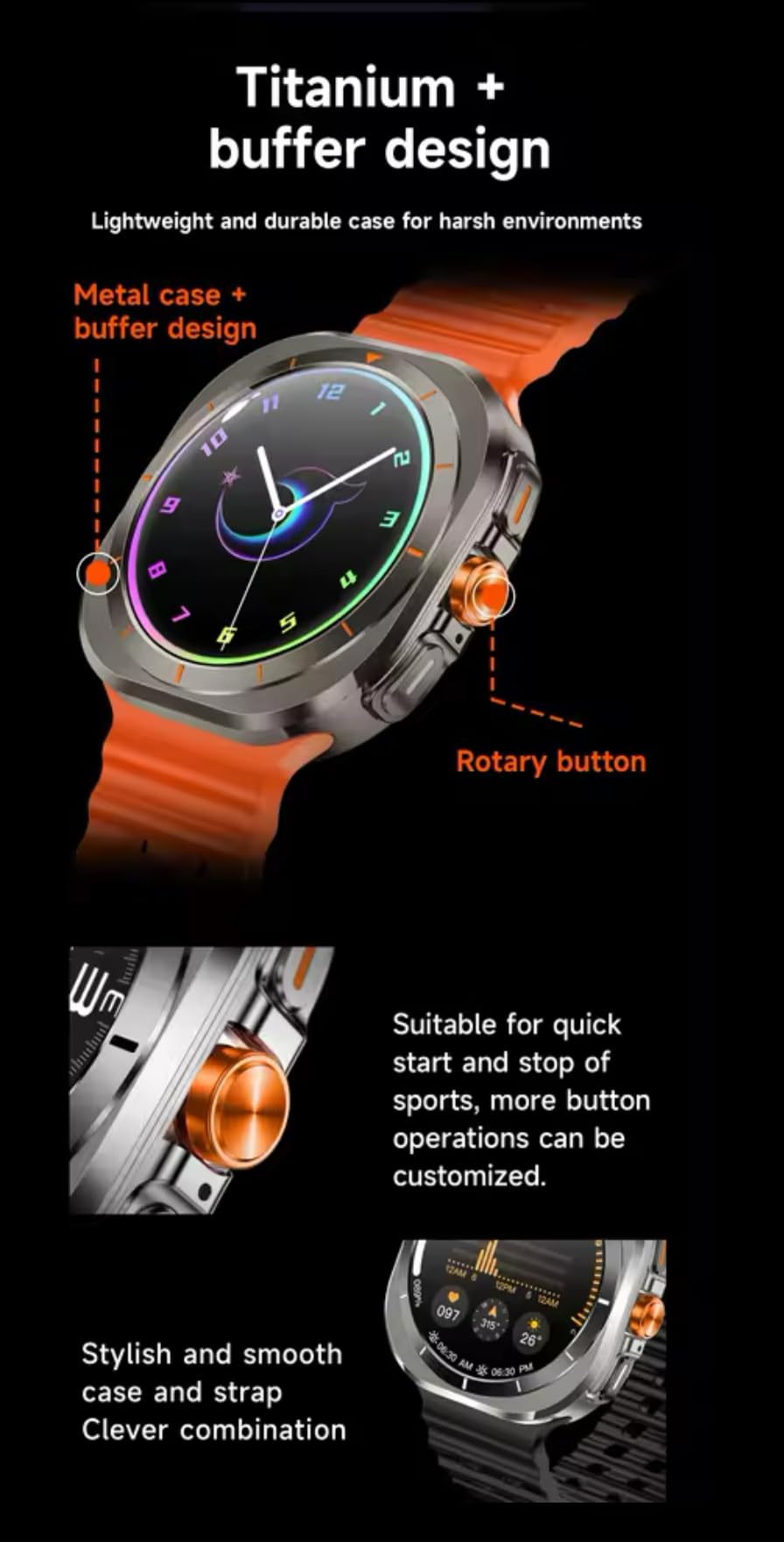ZESOZ Galaxy Z7 Ultra Smartwatch - 1.46
