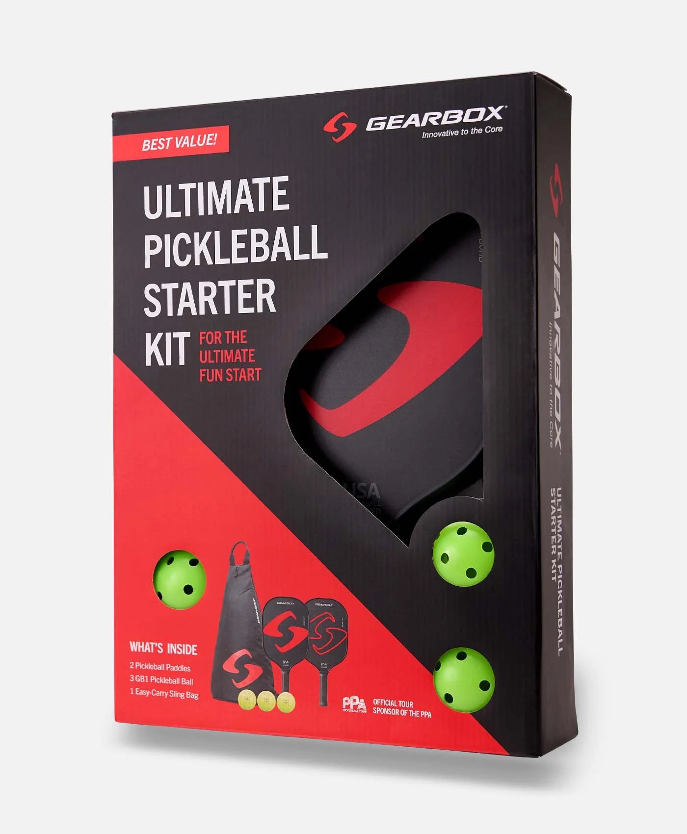 Best Pickleball Starter Kit for Beginners - Complete Set with Paddles, Balls & Bag | Perfect for Outdoor & Indoor Play, Gifts for Sports Enthusiasts