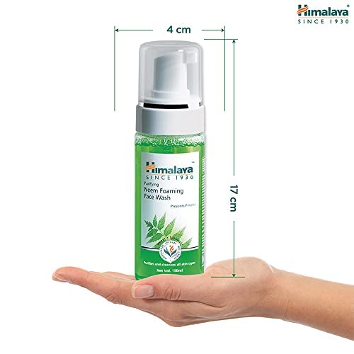 Himalaya Herbals Purifying Neem Foaming Face Wash for Acne & Oily Skin - 150ml (Pack of 2) - Deep Cleansing & Oil Control for Daily Skincare Routine