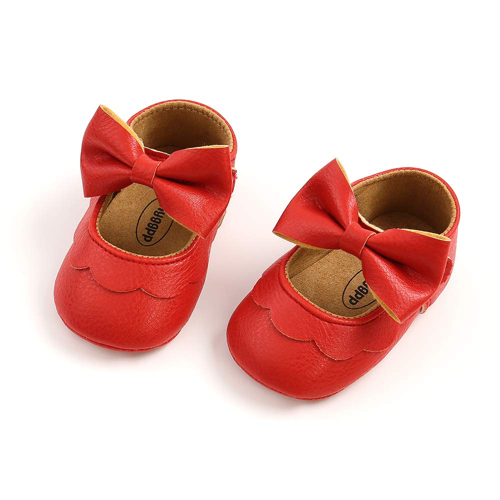 Baby Girl Soft Sole Mary Jane Shoes for Infant Toddler - First Walkers, Prewalkers & Crib Shoes - Princess Style for Wedding Dresses & Special Occasions - Perfect for First Steps, Parties & Photo Shoots