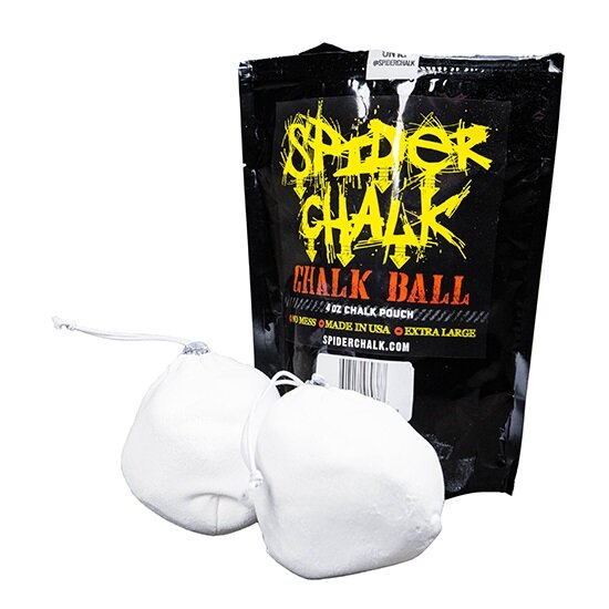 Spider Chalk Chalk Balls for Rock Climbing & Gymnastics - Non-Toxic Grip Enhancer for Sports & Weightlifting Training
