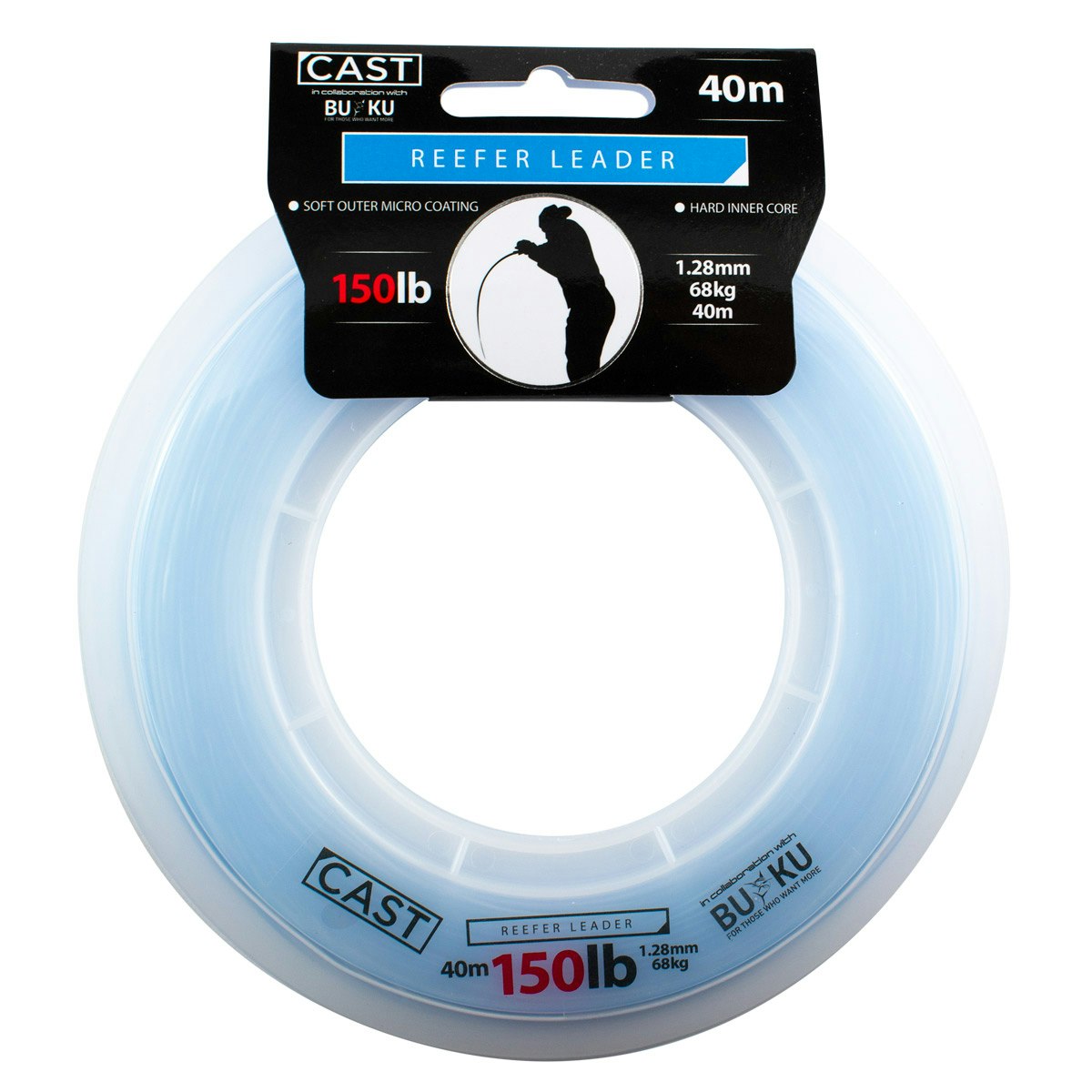 Premium Cast Buku Reefer Leader Fishing Lure - Ideal for Saltwater & Freshwater Fishing, Trolling & Casting