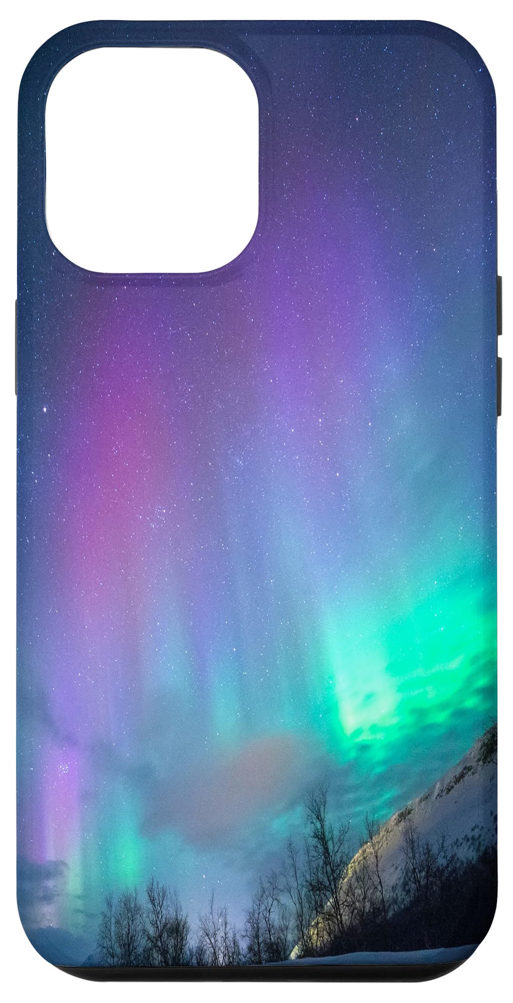 iPhone 12 Pro Max Case with Aurora Borealis Design - Durable Protective Cover for Night Sky Lovers | Perfect for Travel, Photography & Stargazing Enthusiasts