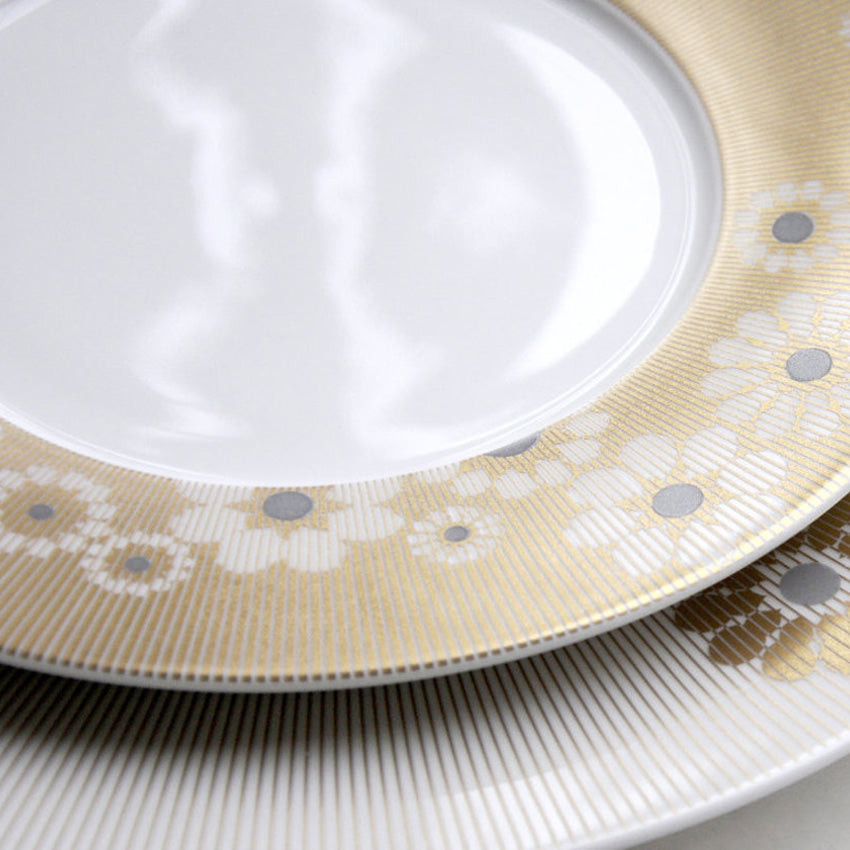 Bernardaud Dolce Vita Plate - Elegant Fine China Dinnerware for Upscale Dining & Entertaining | Perfect for Weddings, Anniversaries & Special Occasions
