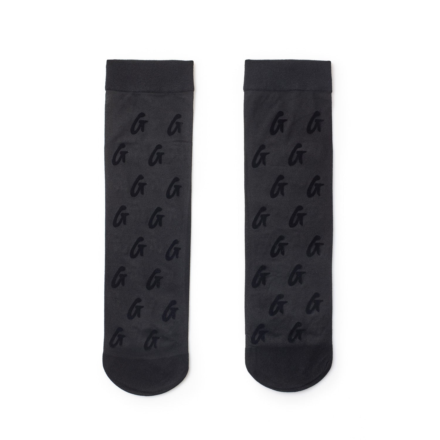 Sheer Logo Socks for Women - Black Comfortable Ankle Socks - Perfect for Casual Wear, Workouts & Everyday Fashion