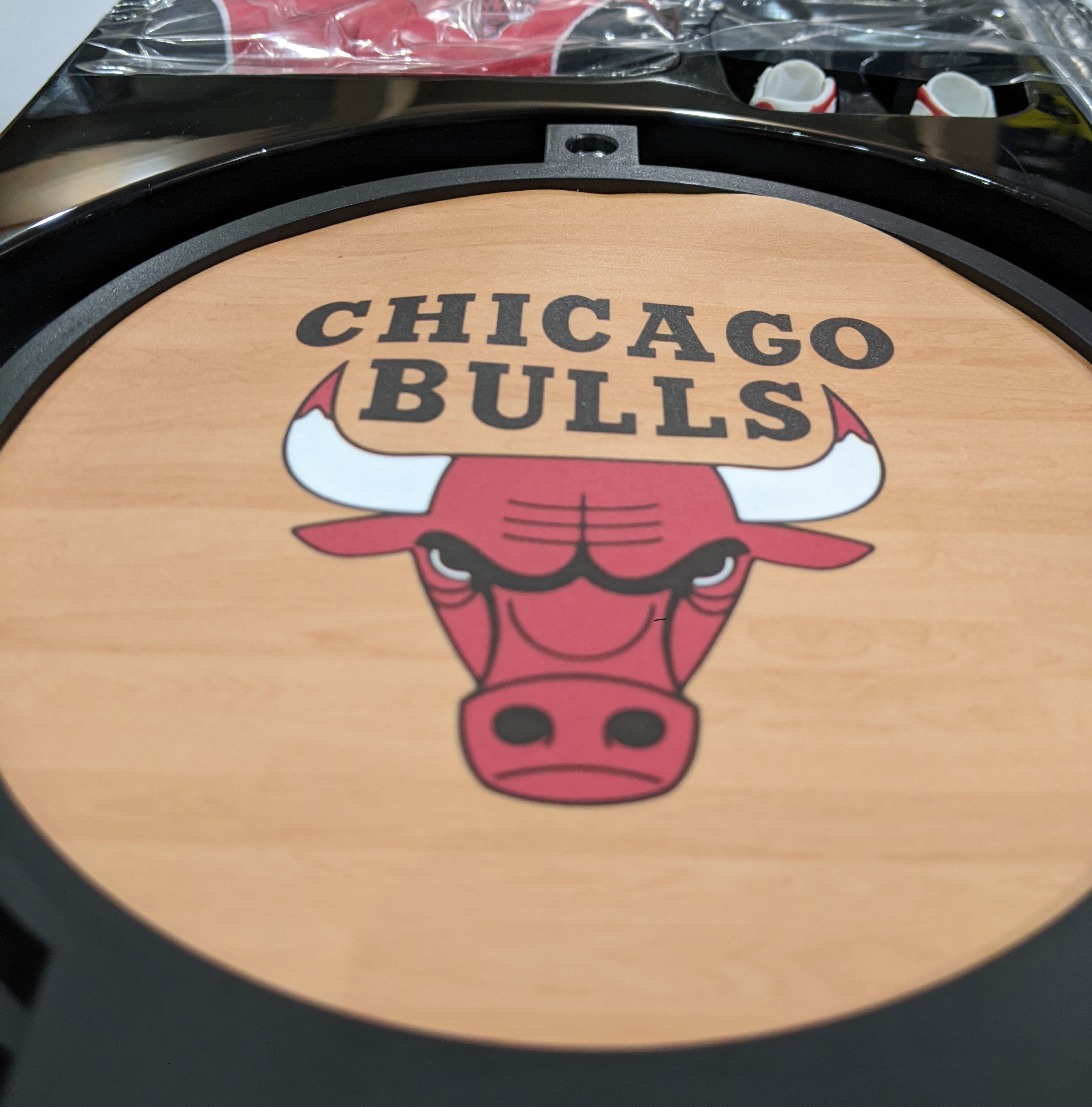 Enterbay Real Masterpieces 1/6 Scale NBA Chicago Bulls Michael Jordan Series 2 - The Last Shot Black Jersey Edition Collectible Action Figure (Open Box) - Perfect for Basketball Fans, Sports Memorabilia Collectors, and Home Office Display
