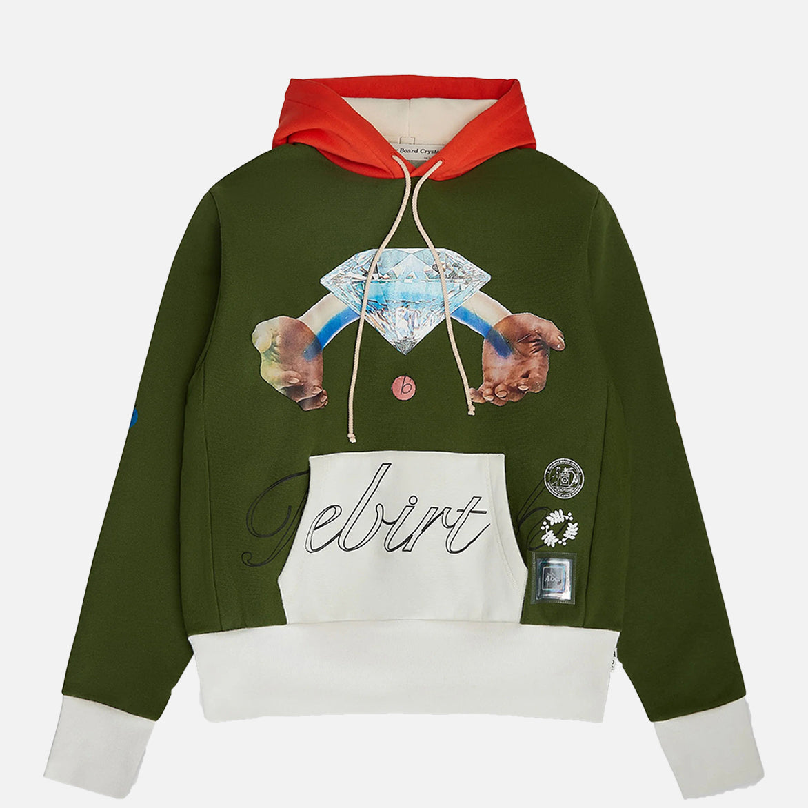 April Birthstone Hoodie - Diamond Embroidered Sweatshirt for Women | Comfortable & Stylish Pullover for Casual Wear, Gifts & Special Occasions