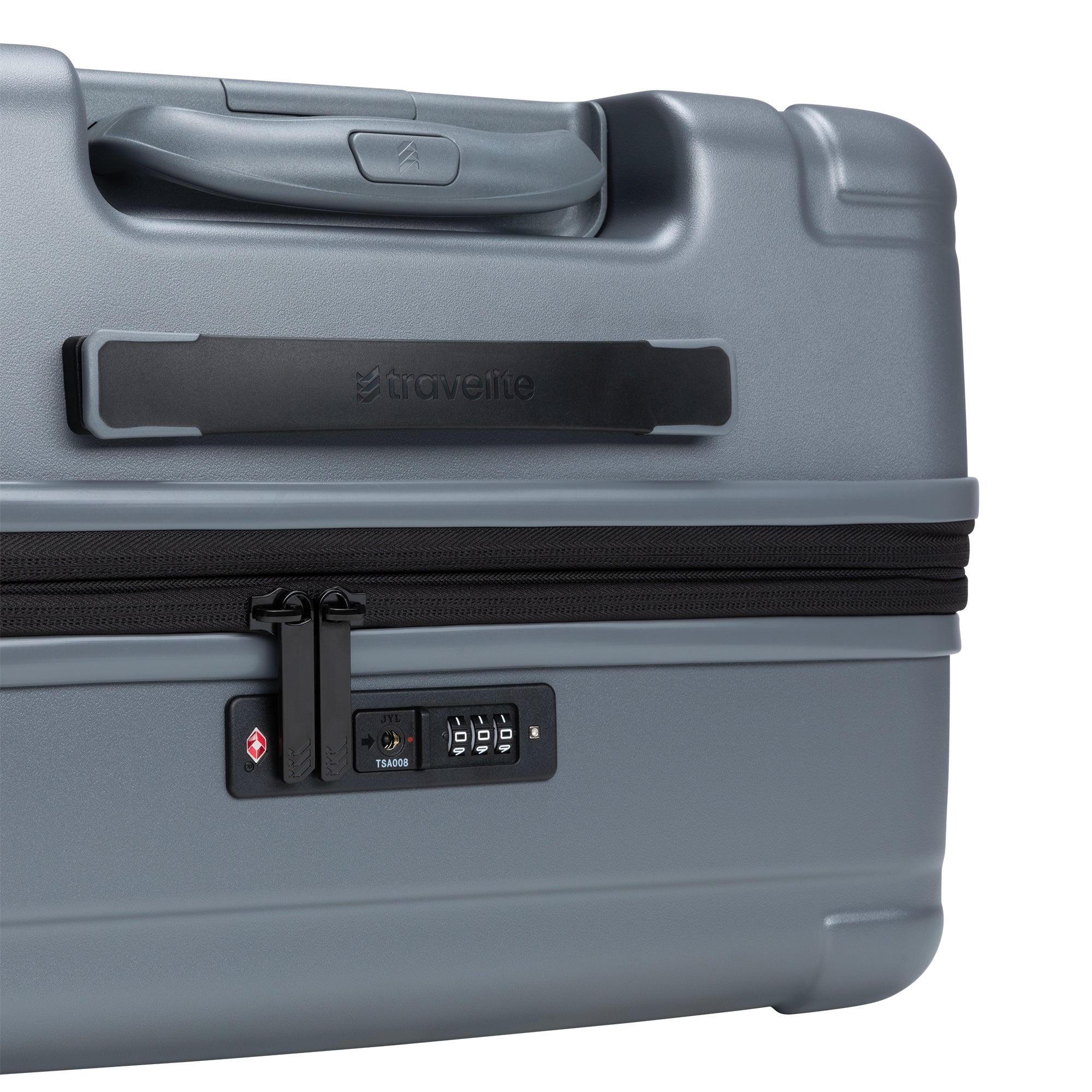 Travelite Itinerary Polycarbonate Expandable Spinner Medium Luggage - Lightweight Durable Suitcase for Business Travel & Vacations