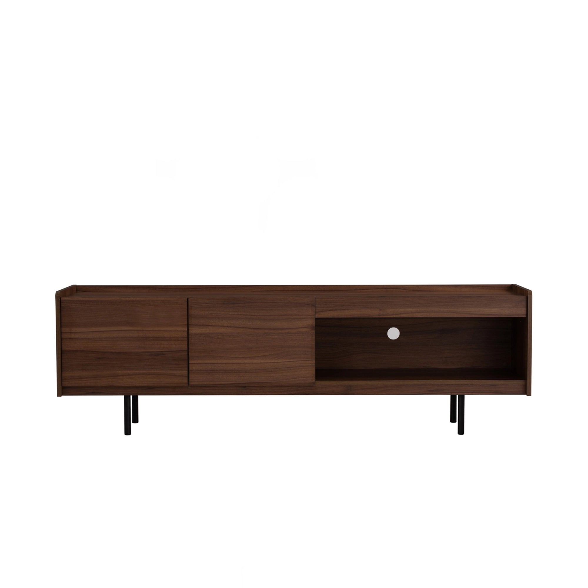 Malix 70.8 Inch TV Stand with Storage - Modern Entertainment Center for Living Room, Bedroom & Home Theater - 1.8m Wide TV Console with Shelves & Cabinets