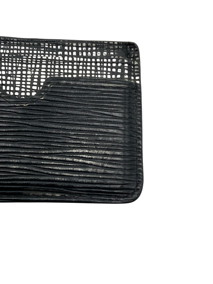 Authentic Vintage Louis Vuitton Black Epi Leather Men's Wallet - Genuine Leather Bifold Wallet for Men - Perfect for Everyday Use, Travel & Gifts