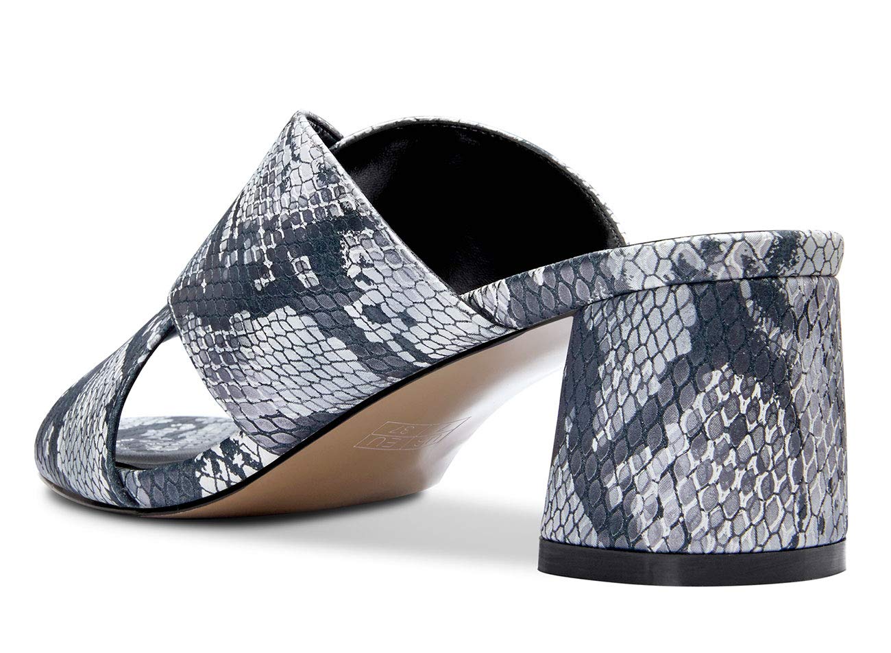 Castamere Women's Chunky Block Heel Slippers - Slip-On Strappy Open Toe Sandals with 5CM Heel | Comfortable House Shoes for Indoor/Outdoor Wear, Perfect for Lounging, Errands & Casual Outings