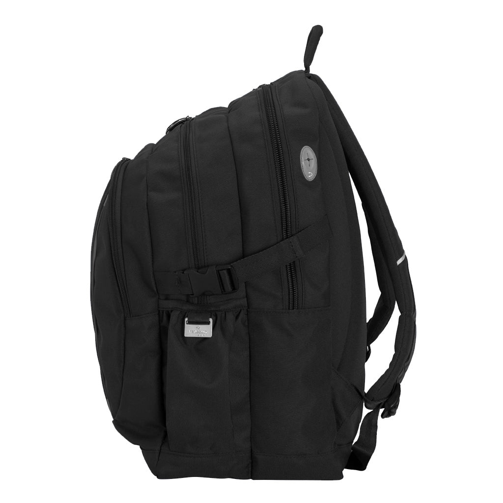 Maroochydore State High School Genius Tuff Pack SENIOR 37L Backpack for School & Travel - Durable Black Student Backpack for High School & College