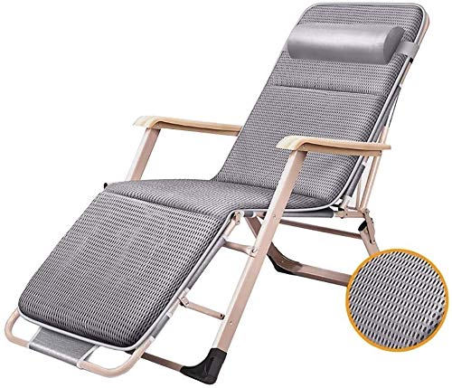 **Heavy Duty Reclining Deck Chair with Cushions - Foldable Sun Lounger for Outdoor, Beach, Lawn & Camping - Portable Patio Chair for Home & Backyard Relaxation**    *(Perfect for Poolside Lounging, Beach Vacations, Garden Relaxation, and Camping Trips)*