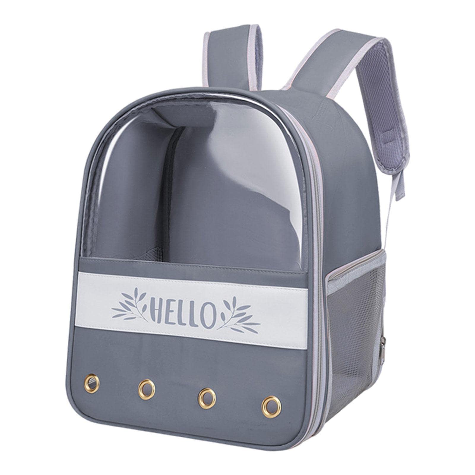 **Enakshi Durable Pet Carrier Backpack for Dogs & Cats – Soft Travel Tote Bag for Small Pets, Rabbits – Lightweight & Comfortable (Gray) – Perfect for Air Travel, Hiking, Vet Visits & Outdoor Adventures**