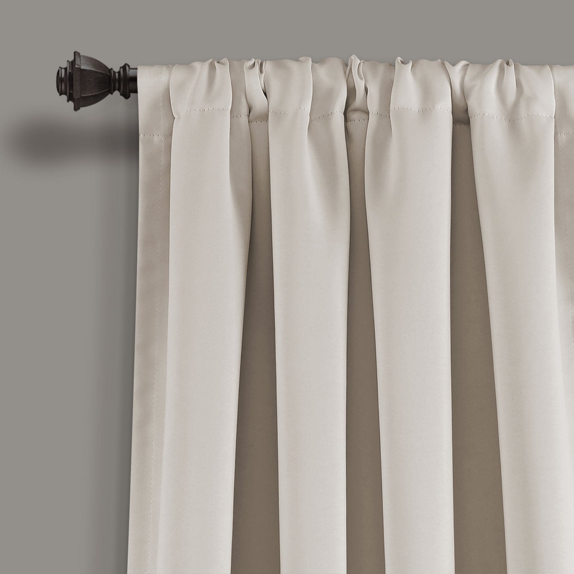 Blackout Curtain Panel Set with Insulated Rod Pocket - Thermal Energy Efficient Room Darkening Drapes for Bedroom, Living Room & Home Theater