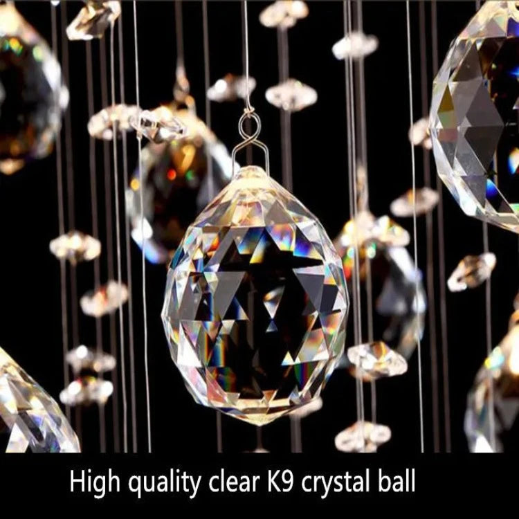 Elegant Raindrop Rectangular Crystal Chandelier - Modern Dining Room Lighting Fixture for Formal Dining, Wedding Venues & Luxury Home Decor