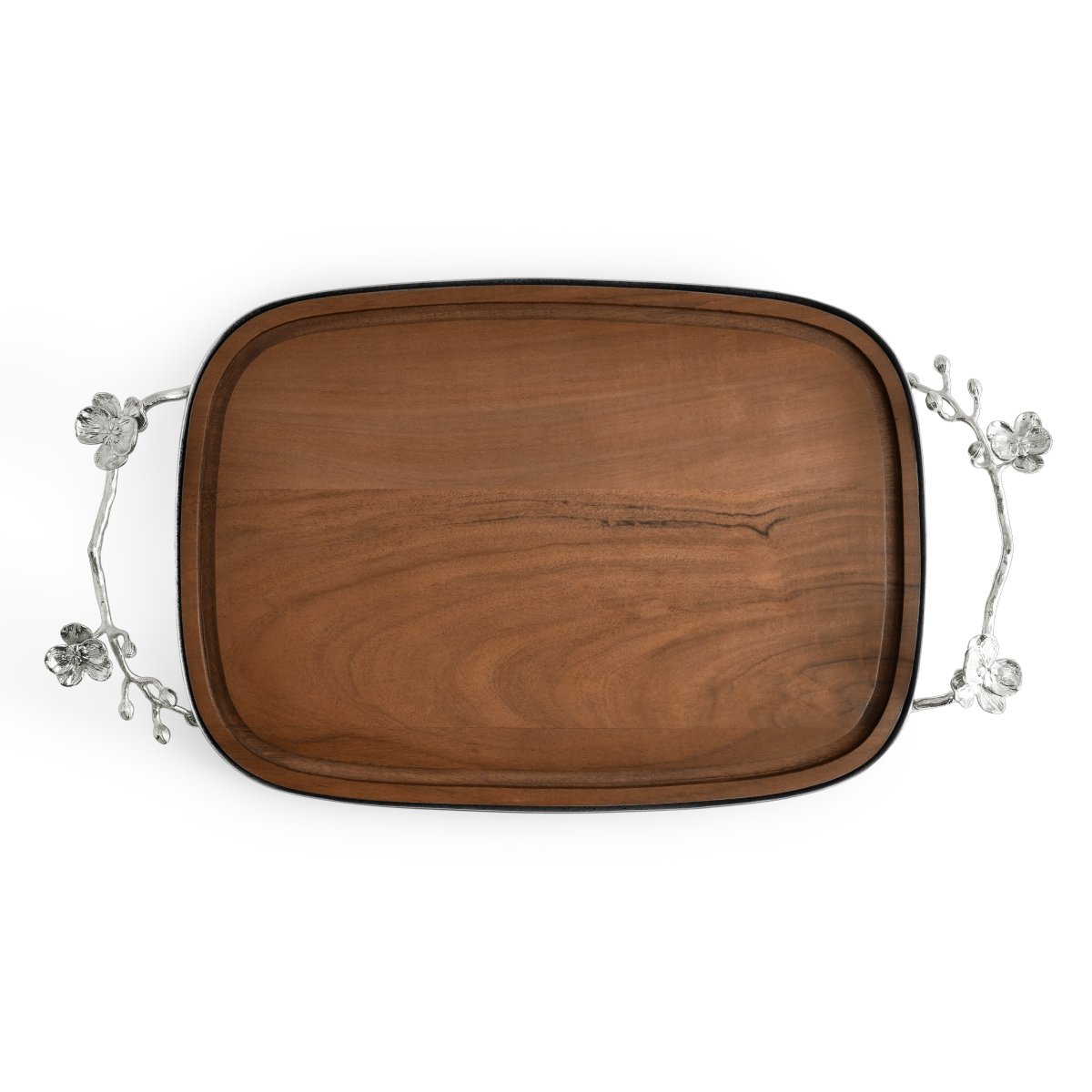 Premium White Orchid Bread Board - Natural Wood Cutting Board for Bread, Cheese & Charcuterie - Perfect for Kitchen, Dining & Entertaining