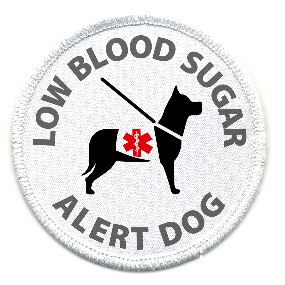 Low Sugar Alert Dog Patch 2.5