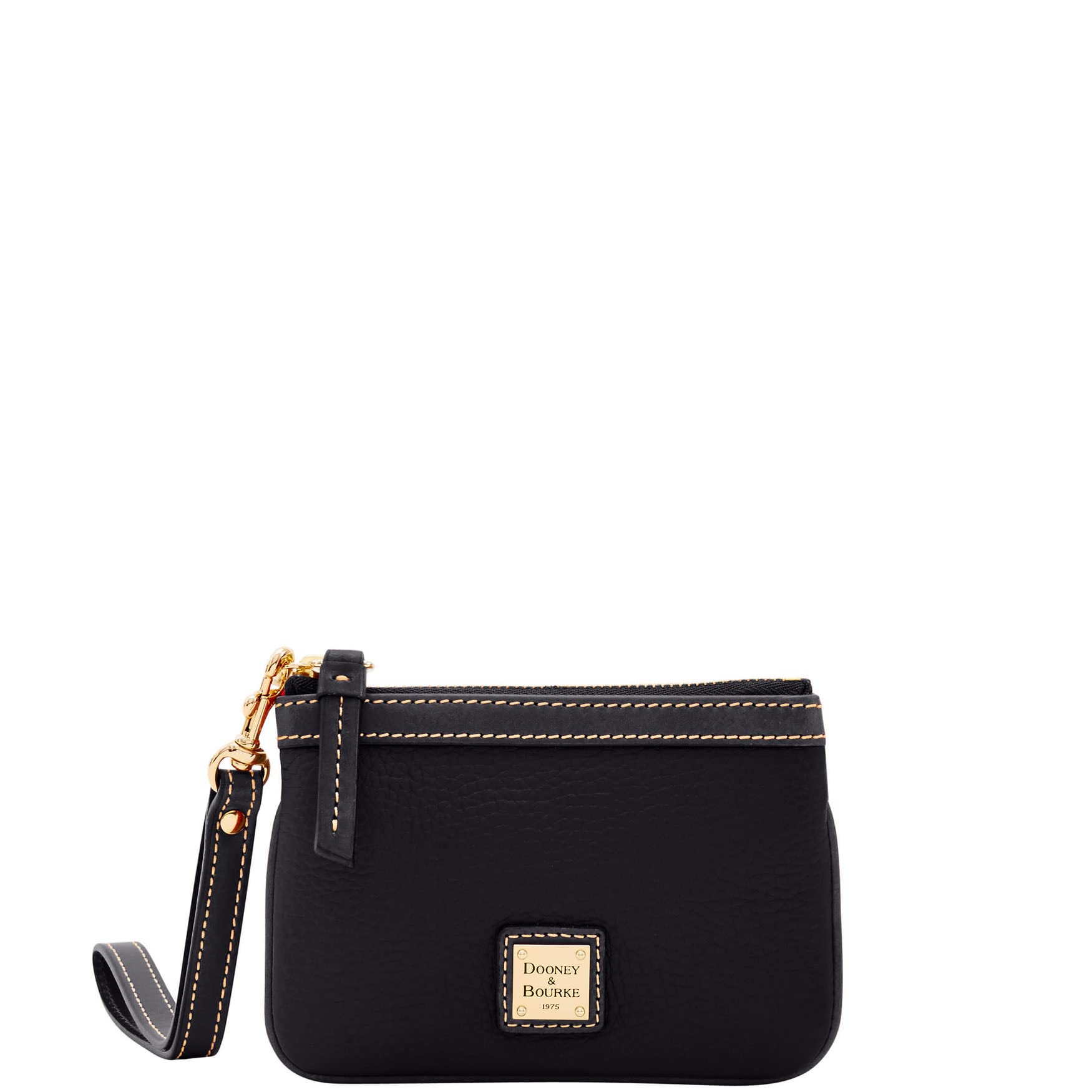 Dooney & Bourke Pebble Grain Leather Medium Wristlet Handbag for Women | Stylish Crossbody Purse for Everyday Use, Travel & Shopping
