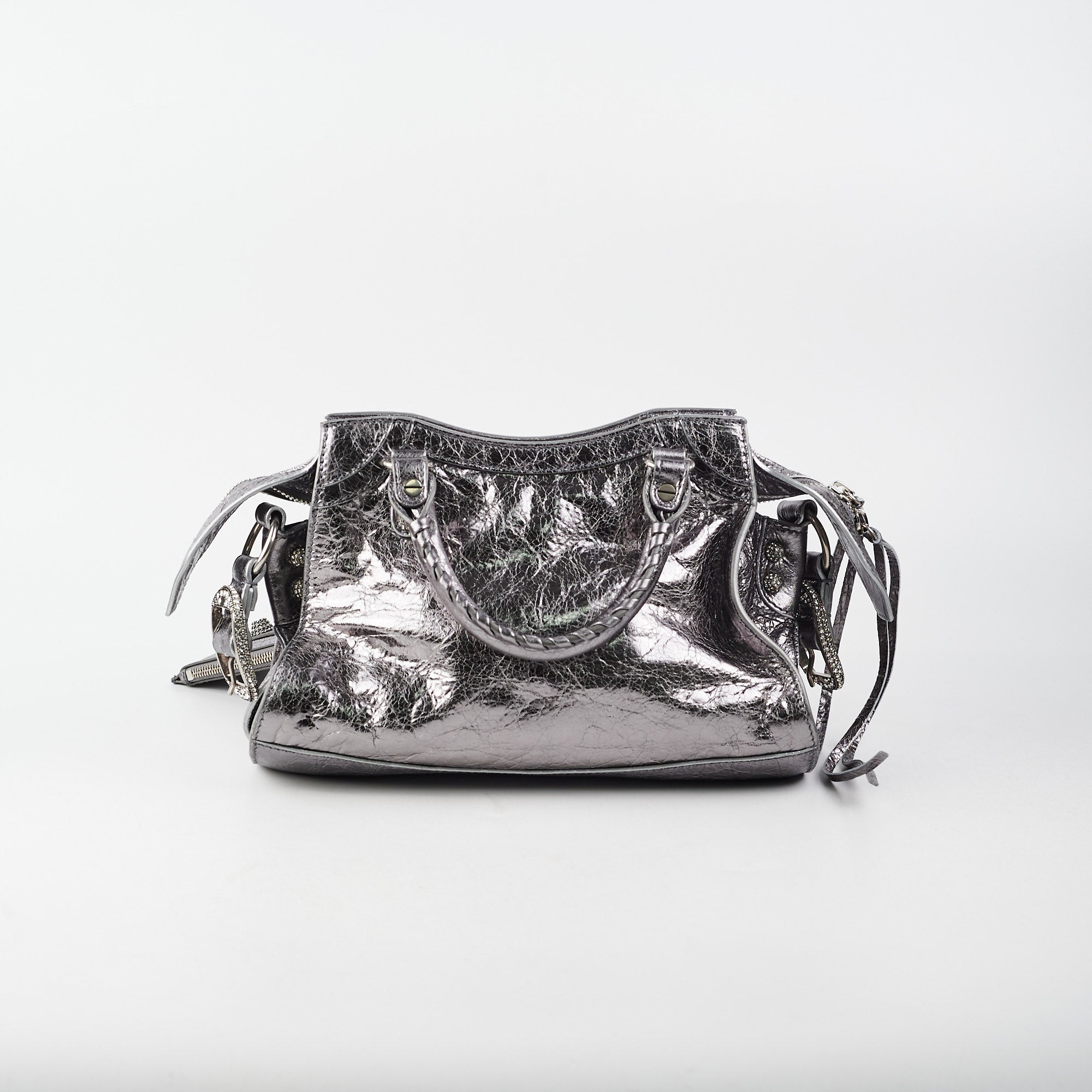 Balenciaga Neo Cagole XS Bag in Silver - Luxury Crossbody Bag for Women, Perfect for Night Out, Party & Travel Accessories