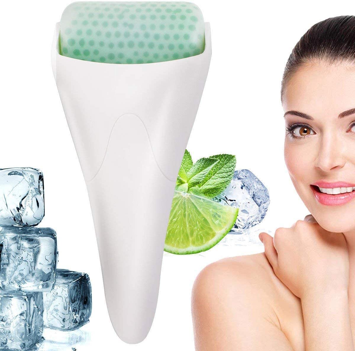 Jiya Enterprise Ice Roller for Face - Cooling Facial Massage Tool for Skin Lifting & Wrinkle Prevention | Beauty Skin Care Device for Puffiness Relief & Glowing Skin | Perfect for Morning Routine & Post-Workout Recovery
