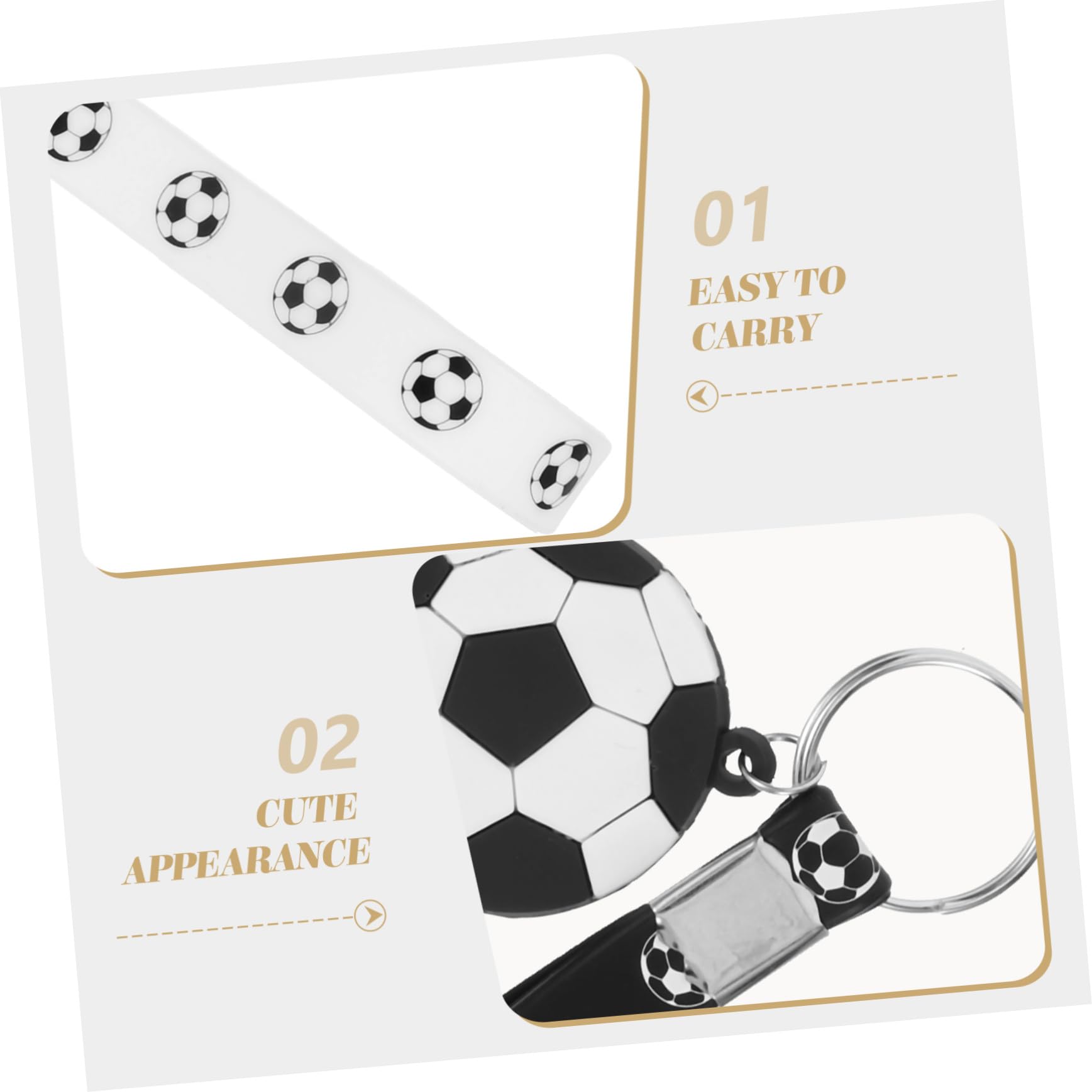 INOOMP Unique Soccer Keychain Bag Pendant Charms - 12pcs Soccer Party Favors Set for Kids, Sports Fans & Team Players - Perfect for Birthday Gifts, Team Events & Soccer Tournament Souvenirs