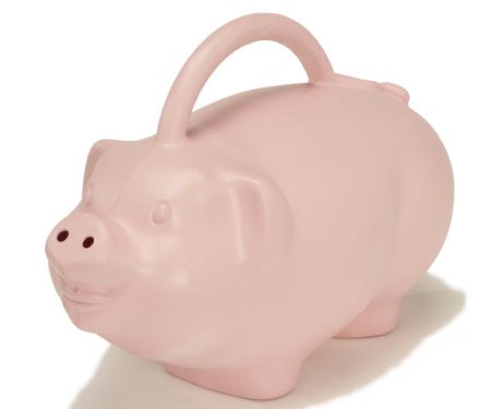 1.75 Gallon Pig-Shaped Watering Can - Pack of 10 | Durable Garden Irrigation Supplies for Indoor & Outdoor Plants, Flowers & Herb Gardens