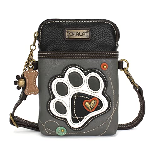 B&w Paw Print - Gray