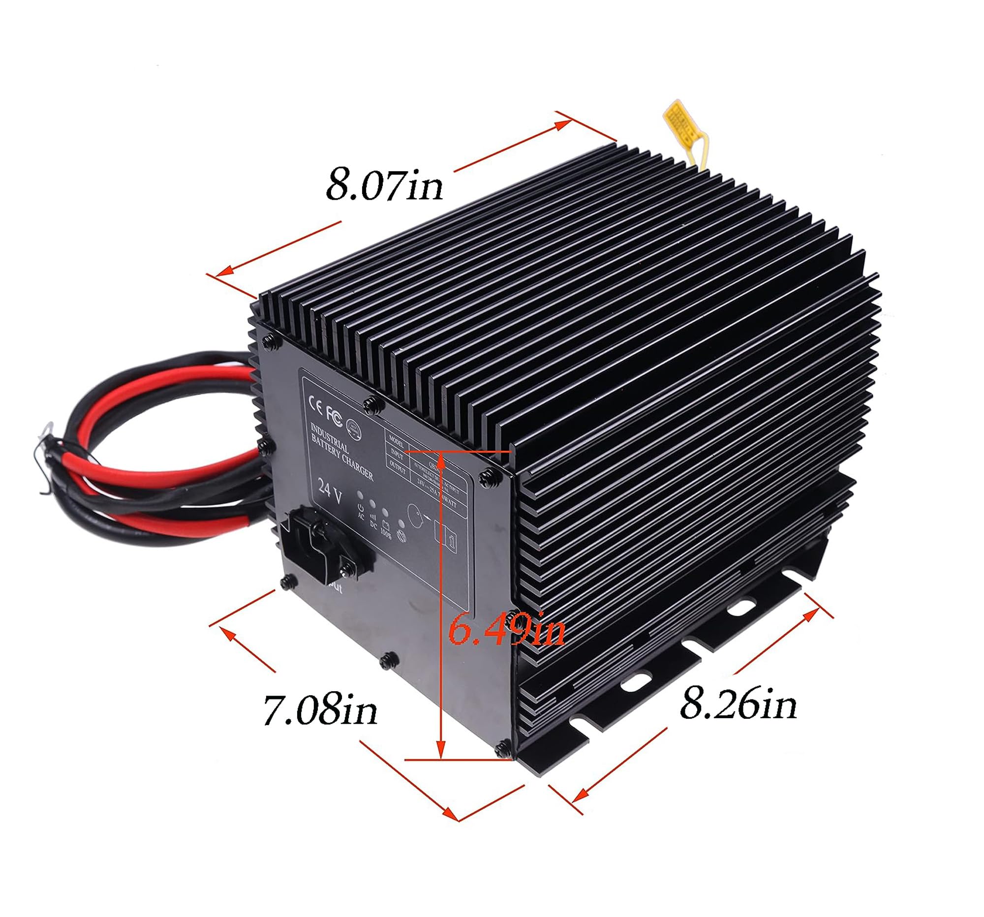 **JEENDA 24V 25A Battery Charger for Genie, Skyjack, JLG Scissor Lifts - Compatible with Models HB600, 063944-011, 503097-000 & More - Perfect for Construction & Warehouse Equipment Maintenance**