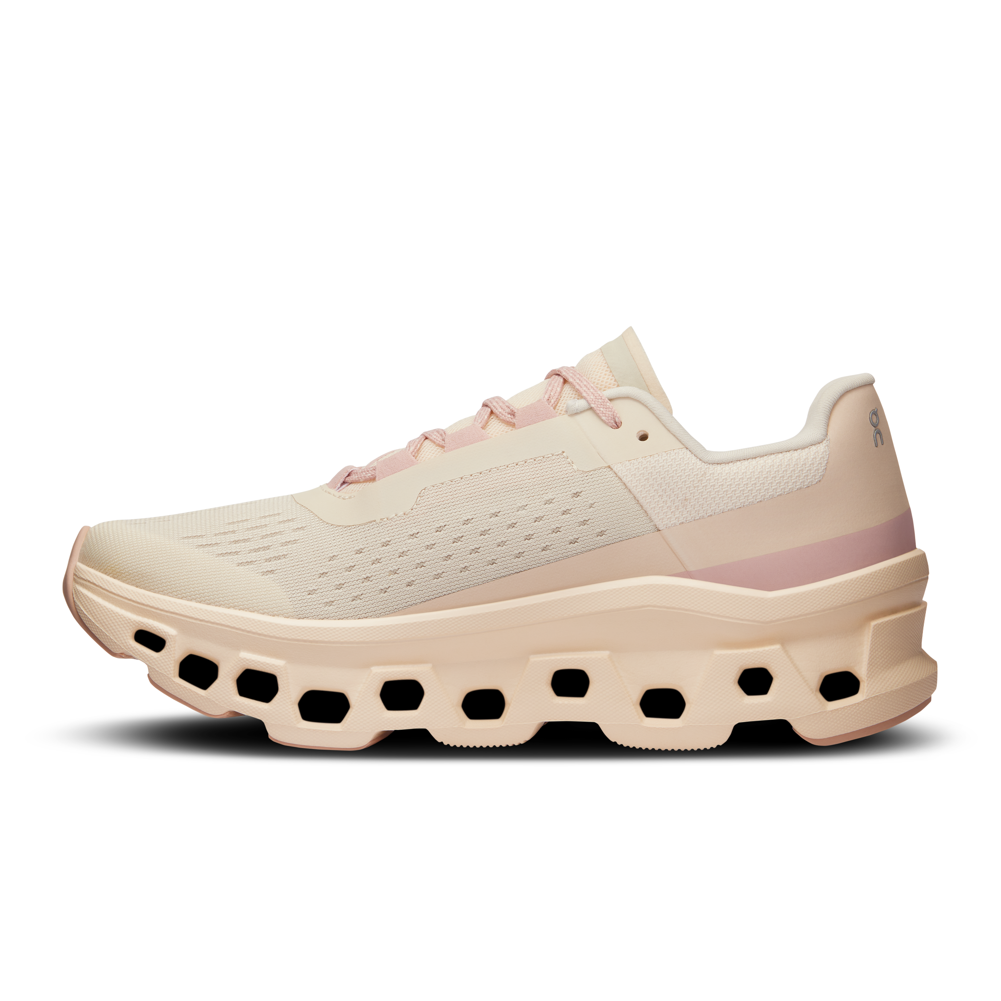 On Running Women's Cloudmonster Running Shoes - Lightweight Cushioned Sneakers for Women (Moon/Fawn) | Perfect for Road Running, Jogging & Gym Workouts