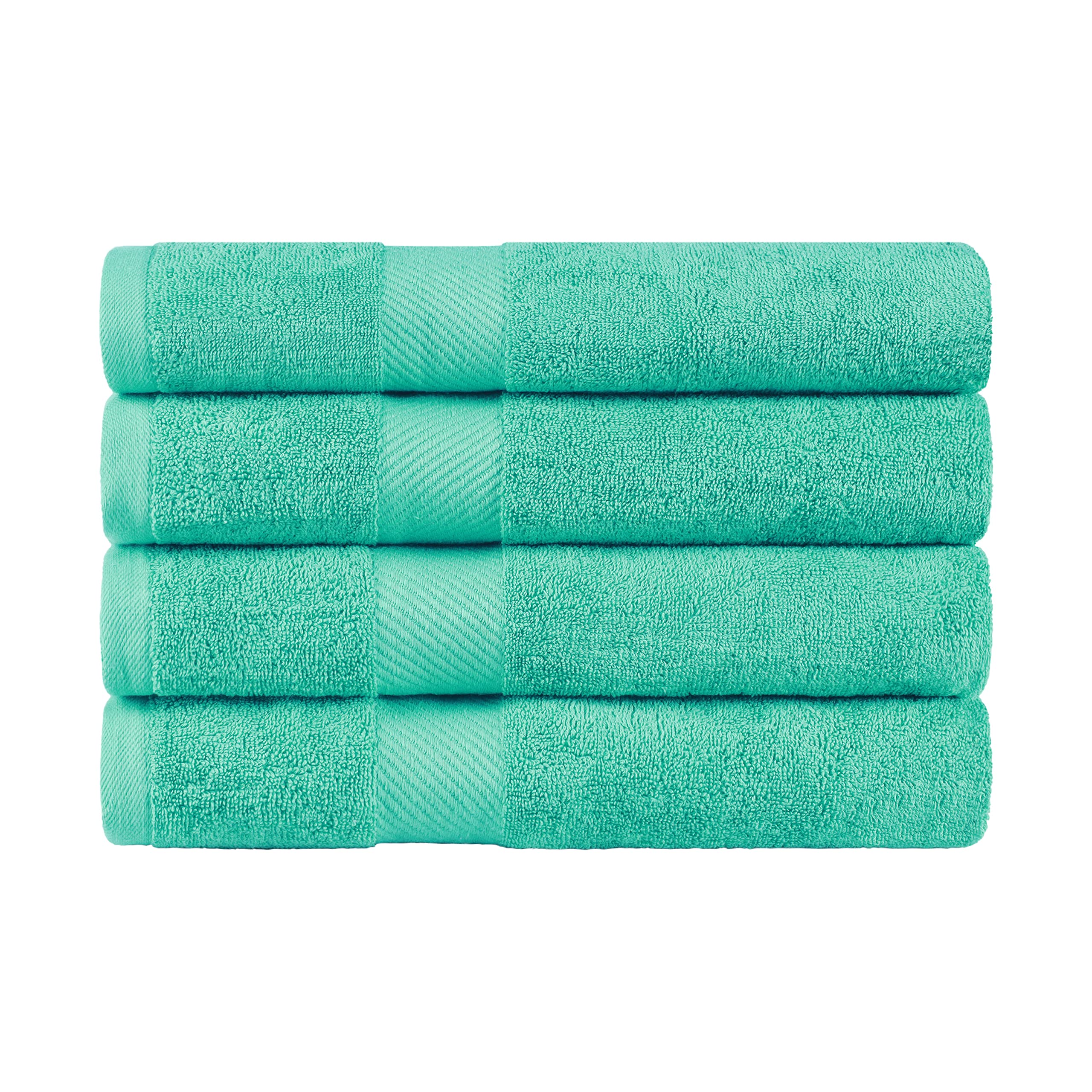 Premium 500 GSM Egyptian Cotton Bath Towel Set - Ultra Absorbent, Eco-Friendly & Soft - 4-Piece Luxury Towels for Spa, Bath & Hotel Use by Blue Nile Mills