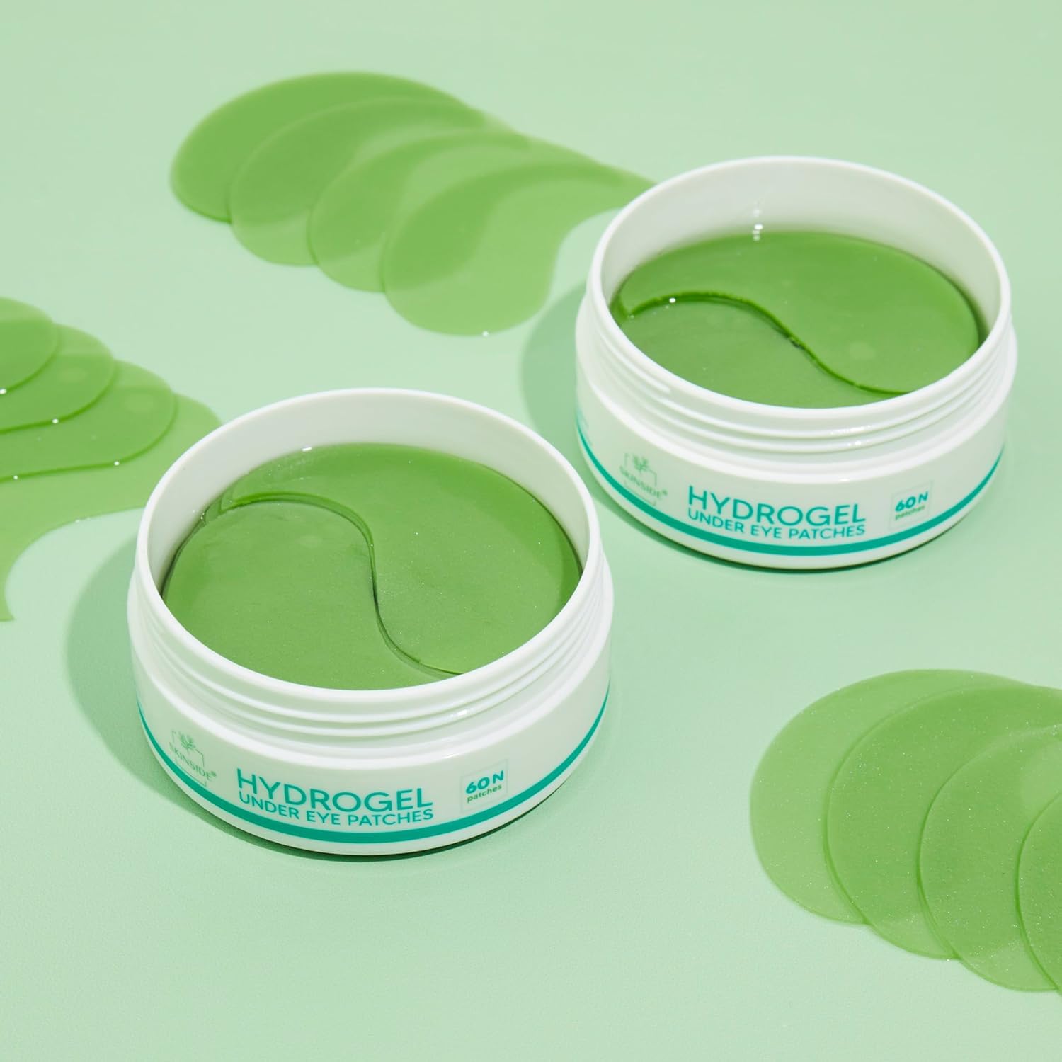 **DD Under Eye Hydrogel Patches for Dark Circles & Puffy Eyes – 60 Pairs with Caffeine, Niacinamide & Hyaluronic Acid – Anti-Wrinkle & Deep Hydration Eye Treatment – Perfect for Overnight Use & Morning Skincare Routine**