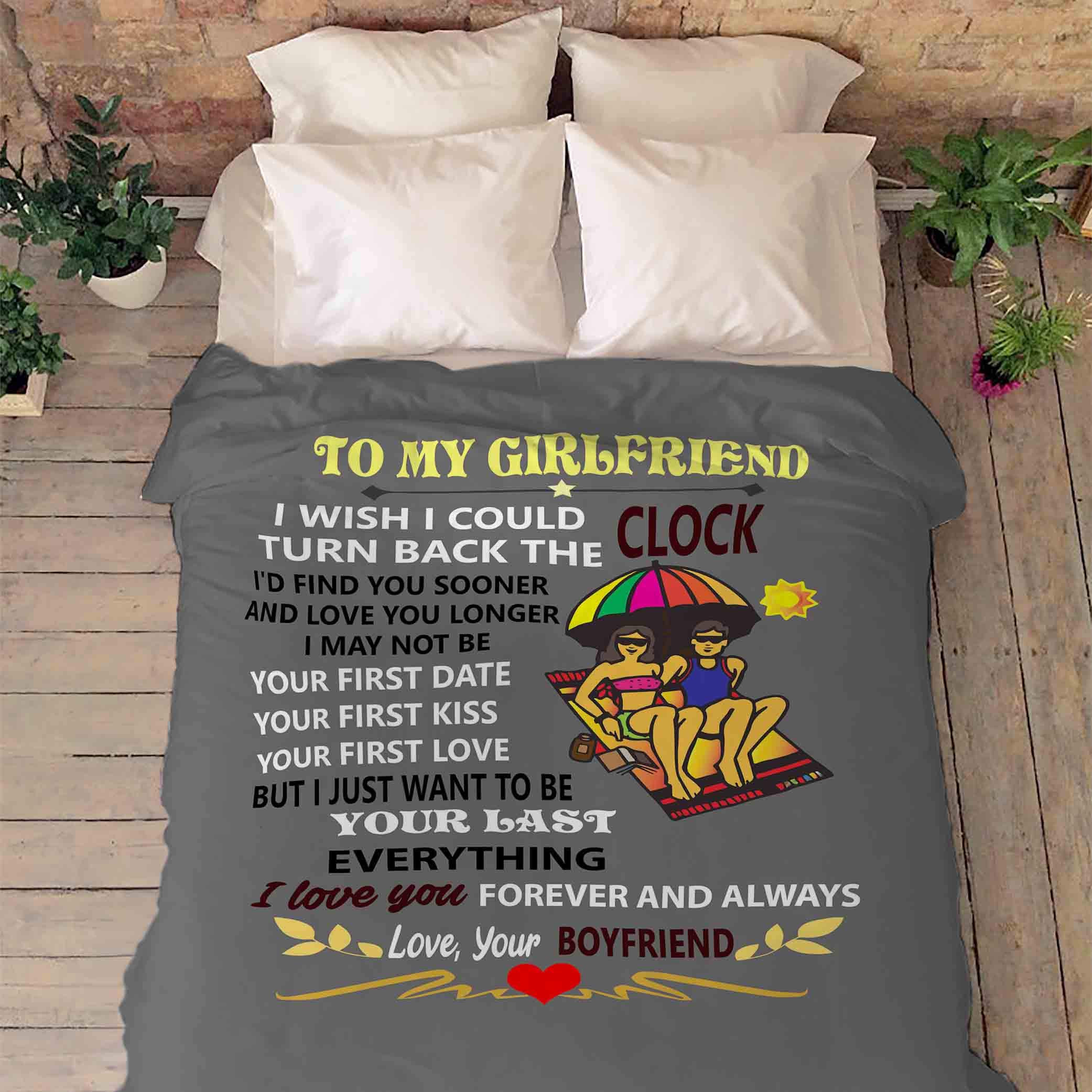 Premium Soft Blanket Gift for Girlfriend - Wedding, Anniversary & Valentine's Day Present - Cozy Throw Blanket for Cuddling, Romantic Nights & Special Occasions