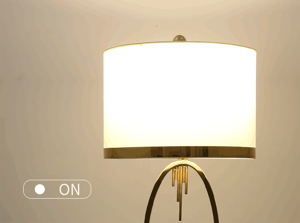Modern Metal Table Lamp - Adjustable LED Desk Light for Home Office, Bedroom & Study - Dimmable & Energy Efficient Lighting Solution for Reading & Working